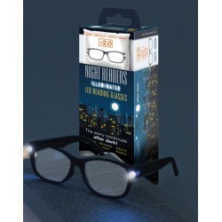 Lunettes de lecture à Led carrés +2.00