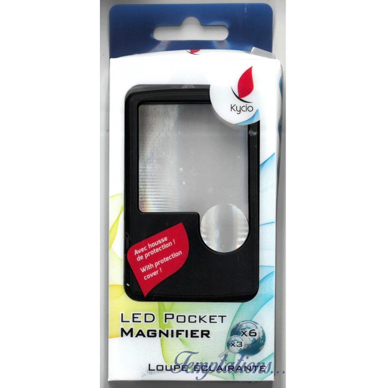 Loupe de poche Led X3 et X6 - Kycio