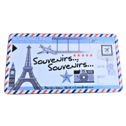 Boite en métal « Souvenir souvenirs »