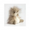 Peluche Coin Coin Panache taupe - 18 cm