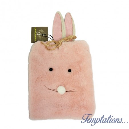 Pochette rose Lapin Fluffy