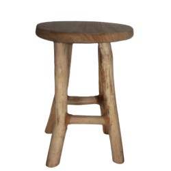 Petit tabouret en bois