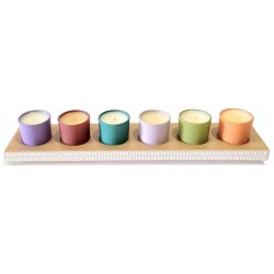 Coffret 6 votives parfumées 40g -e-bougie