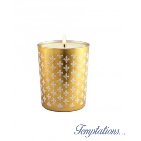 Bougies 190g Ambre precieux (fleur de lys dorèe) - e-bougie