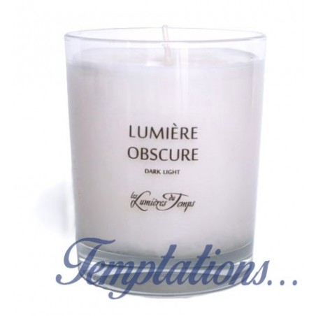 Bougie Lumiere obscure 180g – Les lumières du Temps