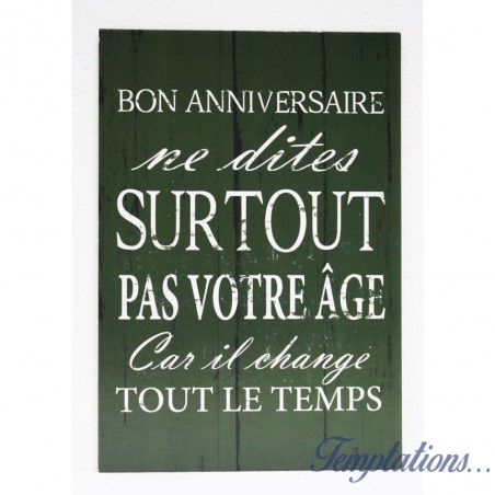 Carte géante “Bon anniversaire" - Expression