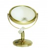 Miroir de maquillage sur pied gold