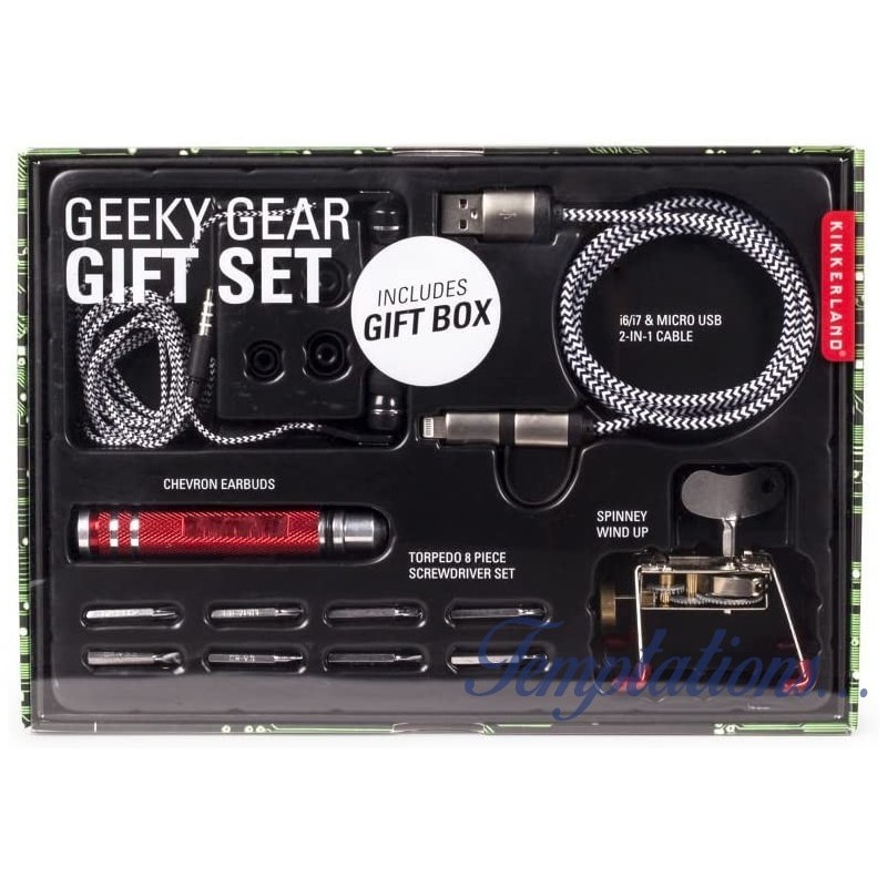 Coffret cadeau Geeky Gear Kikkerland