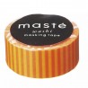 Masking Tape Masté Orange à rayure -Mark’s Europe