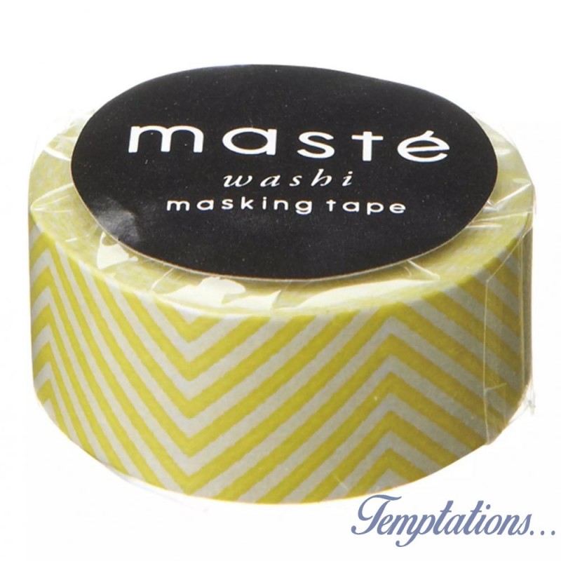 Masking Tape Masté basic jaune zig zag gris -Mark’s Europe