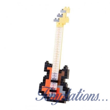 Nanoblock - Guitare basse électrique Nbc-051