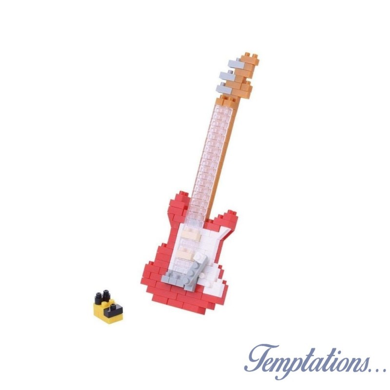 Nanoblock - Guitare électrique rouge NBC-171