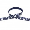 Bracelet Satin Lucky Team - Bleu smileys