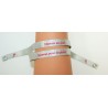 Bracelet Satin Lucky Team - "Maman un jour...Maman pour toujours"