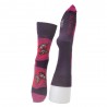 Chaussettes raisins et rouge papillons- Berthe Aux Grand Pieds-BAGP12.3