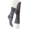 Chaussettes grises papillons berthe aux grand pieds-BAGP12.1