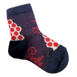 Chaussettes enfant Grappe De Pois Rouges- Berthe Aux Grand Pieds- BAG9L.1