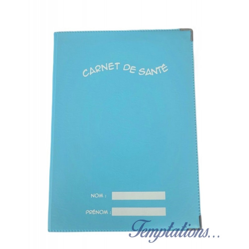 Protège carnet de santé Bleu pop Color