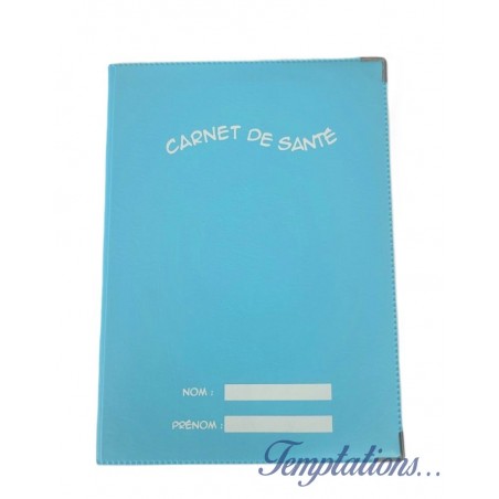 Protège carnet de santé Bleu pop Color