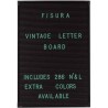 Lettres pour tableau - Fisura