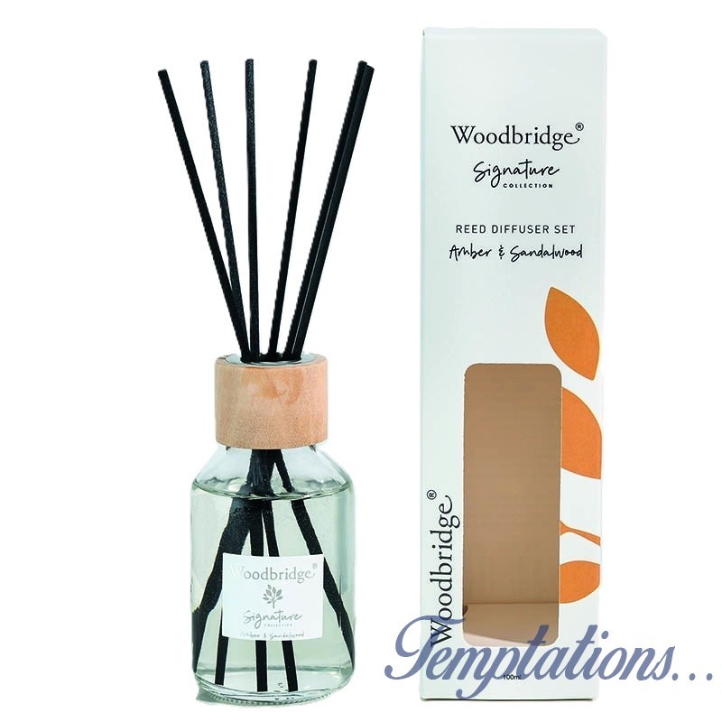 Diffuseur Ambre et bois de santal 100ml-Woodbrige collection signature