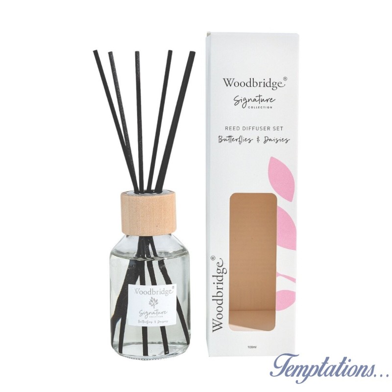 Diffuseur papillons et marguerites 100ml-Woodbridge Collection Signature