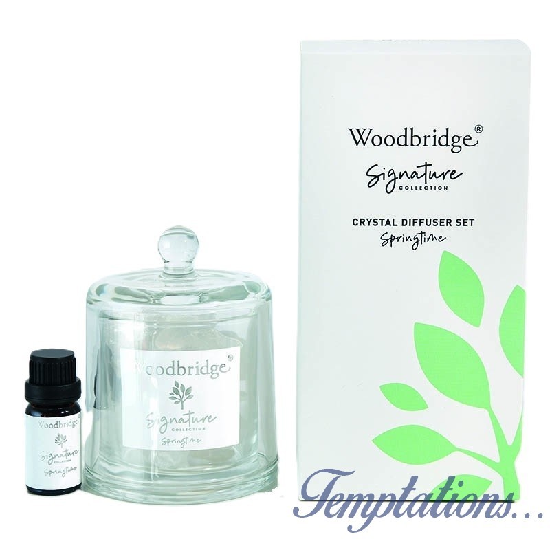 Diffuseur d'huile Cristal Bouquet de Printemps-Woodbridge Collection Signature