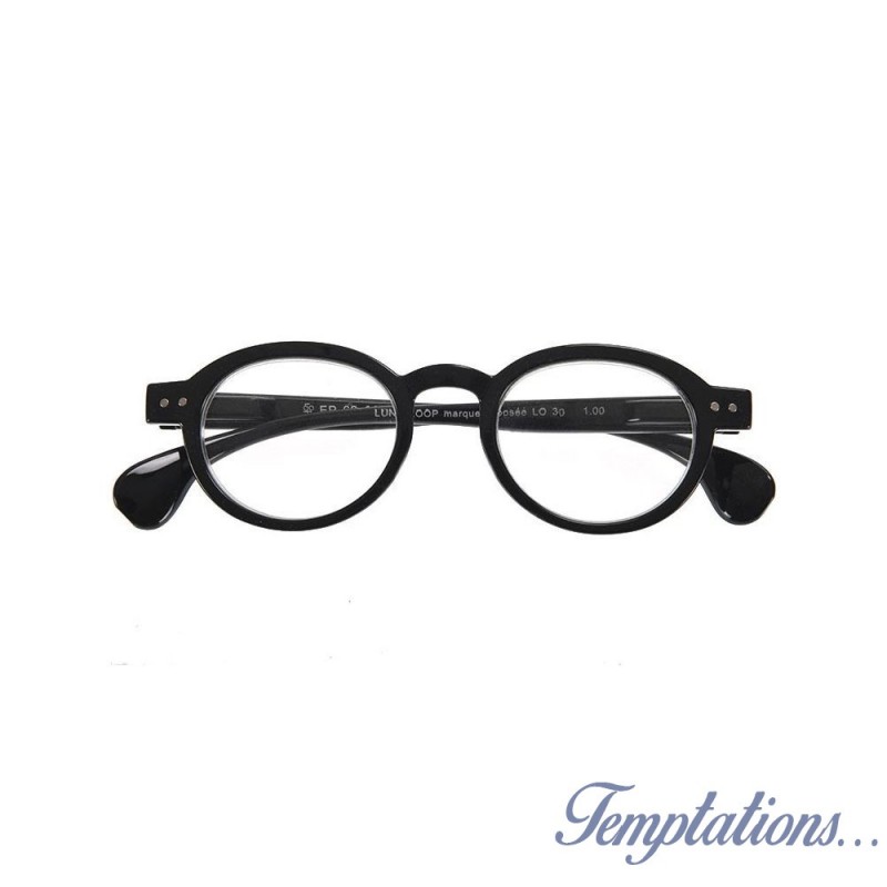 Lunettes de lecture noires - Loop’n Loop Fun- M304