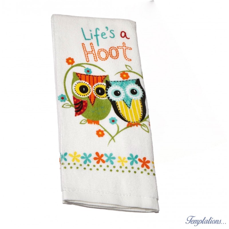 Torchon de Noël « Life's A Hoot» Kay Dee Designs