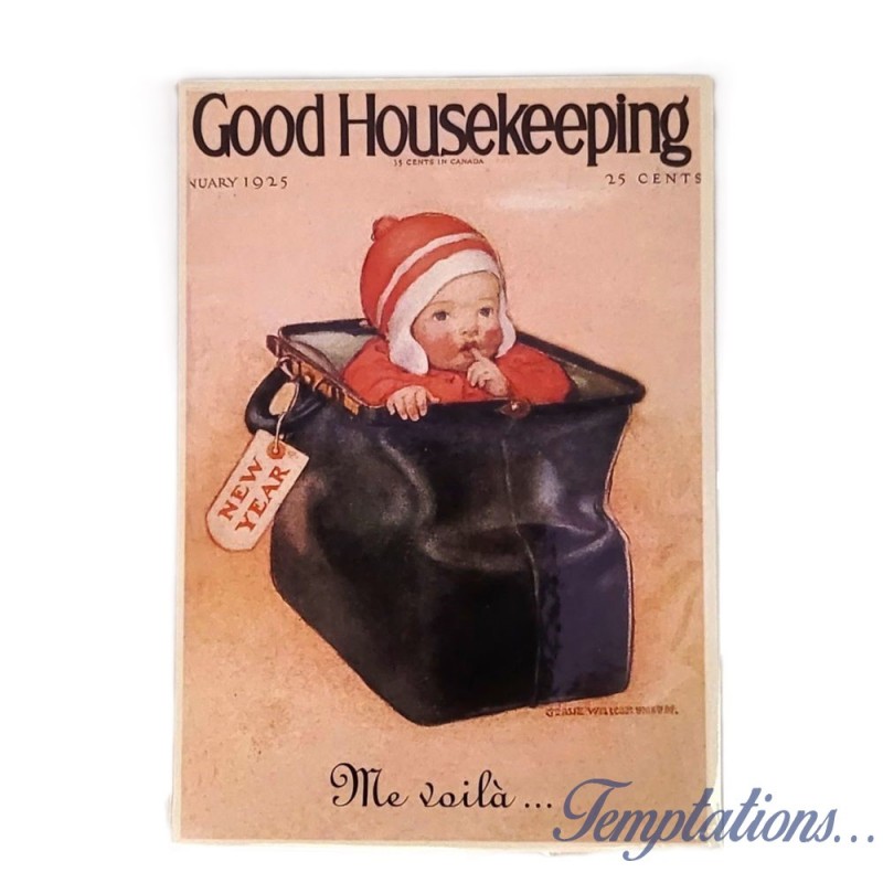 Carte postale "Good Housekeeping. "Me voilà ..."