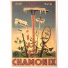 Carte postale " Chamonix"