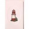 Carte Rossi "Phare rouge vue de dos"