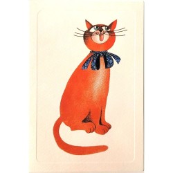 Mini Carte Rossi "Le chat rouge"