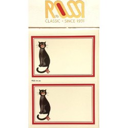 Étiquettes autoadhésives ROSSI "Chat noir"