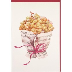 Carte « bouquet de raisins...