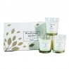 Coffret 3 bougies Pur Lin- Woodbridge Collection Signature