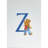 Image Lettre "Z" avec ourson