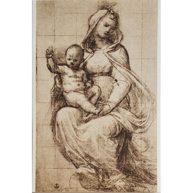 Carte double Rossi " Madone avec enfant " Fra'Bartoloméo Della Porta