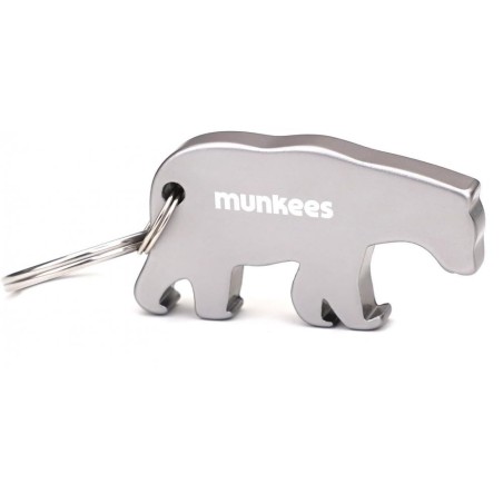 Porte-clés décapsuleur Ours Argent – Munkees