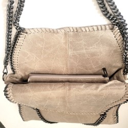 Sac à main Shimo Shimo en cuir beige