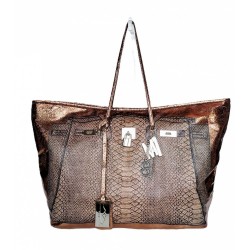 Sac cabas bronze imitation...