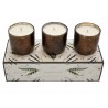 Coffret 3 bougies parfumées Woodfire - ILLUME