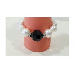 Bracelet de perles rose GM - Timonina