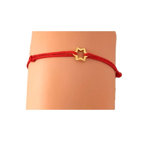 Bracelet cordon avec charm étoile – Lucky Team