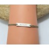 Bracelet cordon "Je t'aime" - Lucky Team