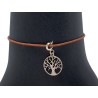 Bracelet cordon avec charm  "Arbre de vie" - Lucky Team