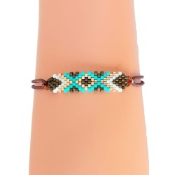 Bracelet de perles japonaises rectangle