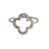 Bague trèfle argent 925