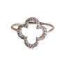 Bague trèfle argent 925