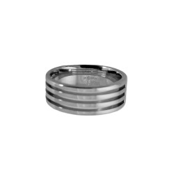 Bague homme en acier – Zoppini Florence